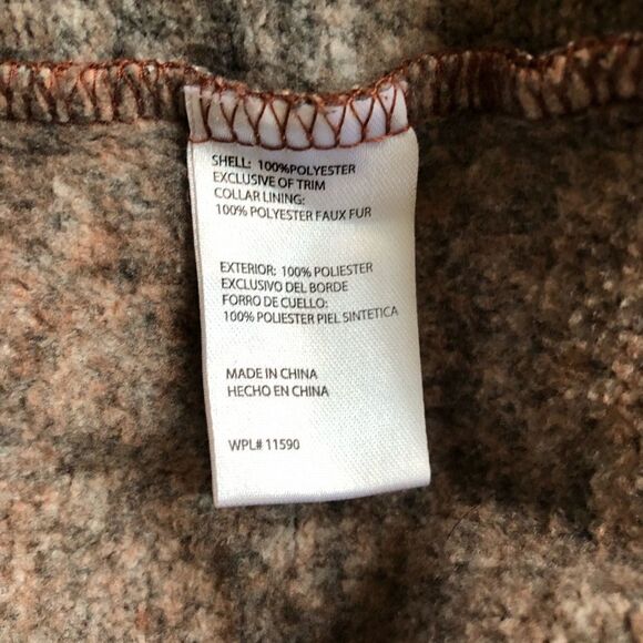 Weatherproof Vintage Quarter Zip Fur Collar Pullover Size XL - Picture 7 of 8